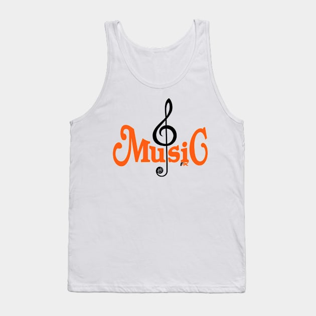 MUSIC 3 Tank Top by Pues X Sublimaciones/Nelson Bayardo